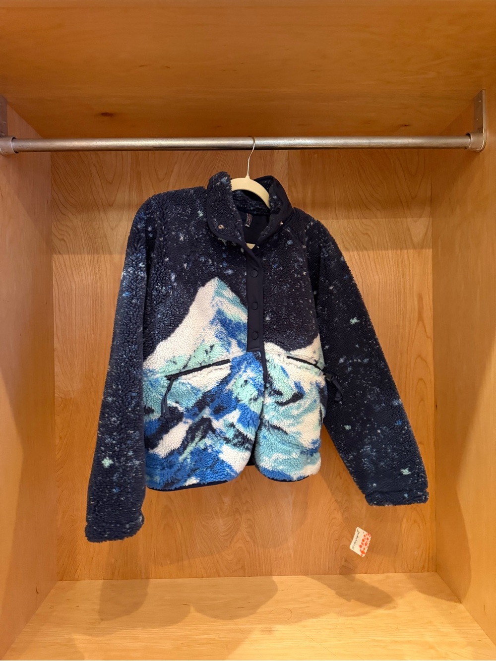 Free People Cozy Blue Mountain Sherpa Jacket - Picture 4 of 6